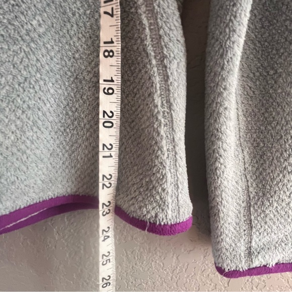Patagonia Re-Tool  Snap Pullover Gray & Purple sZ Small - Picture 6 of 6